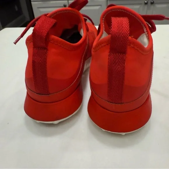Moncler Women’s Red Sneakers / Running Shoes Sz US 8 EU 38 EUC